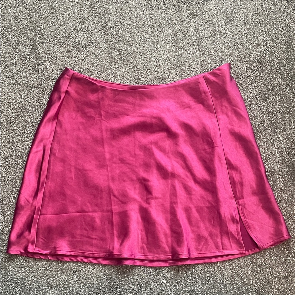 Lulu's Fuchsia Mini Skirt